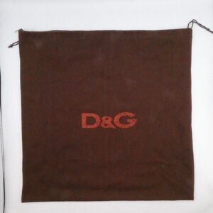 Authentic Dolce & Gabbana Dust Bag Brown Drawstring Storage Pouch 18"x18"